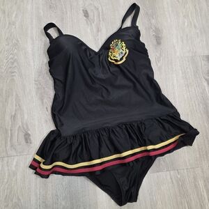 Hot Topic Harry Potter Hogwarts One Piece Skirted Swimsuit XL